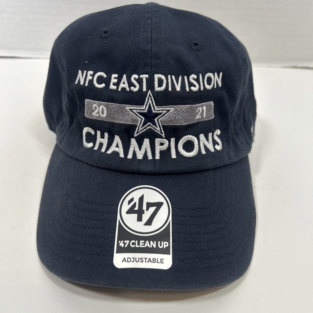 Dallas Cowboys 2021 NFC East Division Champions 47 Brand Strapback Hat Cap NFL